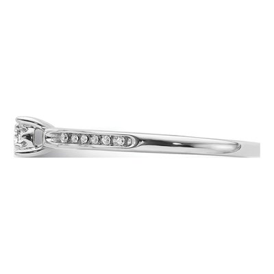 14K White Gold 1/10 ct tw Diamond Ring – view 4