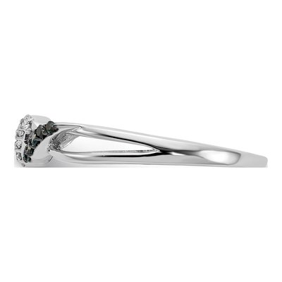 14K White Gold 1/10 ct tw Diamond Twist Ring – view 4
