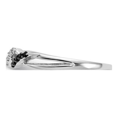 14K White Gold 1/10 ct tw Diamond Twist Ring – view 4