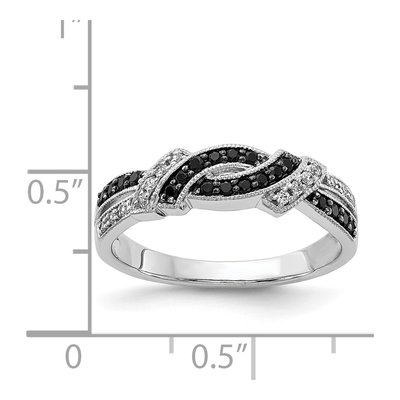 14K White Gold 1/4 ct tw Diamond Swirl Ring – view 6