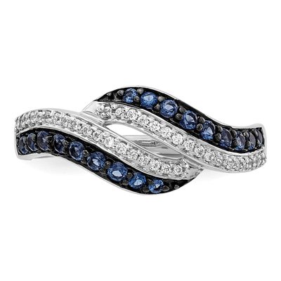 14K White Gold 1/2 ct tw Diamond Swirl Ring – view 4