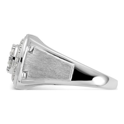 Men's 14K White Gold 1/2 ct tw Lab-Grown Diamond Ring – view 3