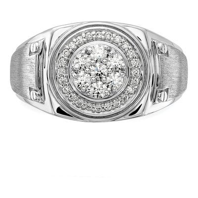 Men's 14K White Gold 1/2 ct tw Lab-Grown Diamond Ring – view 4