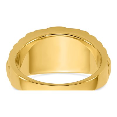 Men's 10K Yellow Gold 1/2 ct tw Lab-Grown Diamond Ring – view 5