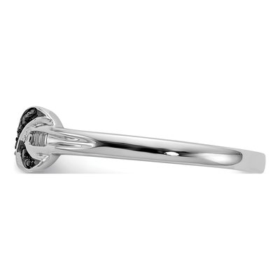 14K White Gold 1/15 ct tw Diamond X-Ring – view 4