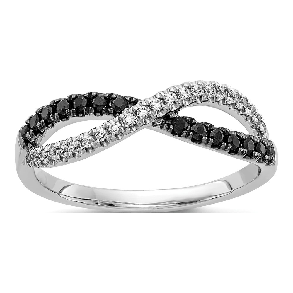 14K White Gold 1/4 ct tw Diamond Ring