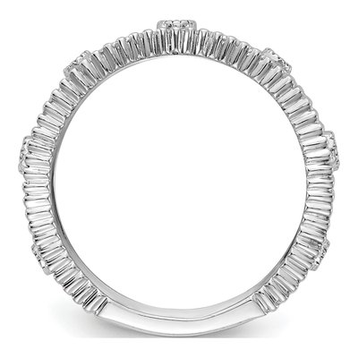 14K White Gold 1/4 ct tw Diamond Fashion Ring – view 3