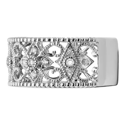 14K White Gold 1/4 ct tw Diamond Fashion Ring – view 4