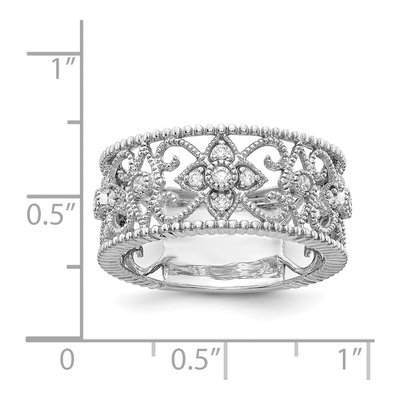 14K White Gold 1/4 ct tw Diamond Fashion Ring – view 5