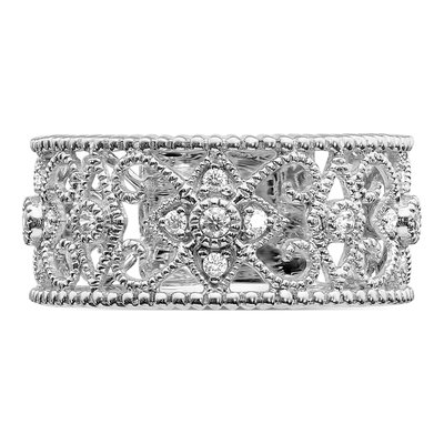 14K White Gold 1/4 ct tw Diamond Fashion Ring – view 6