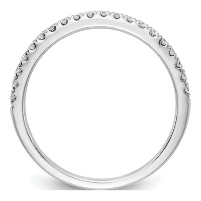 14K White Gold 1/5 ct tw Lab-Grown Diamond Wedding Band – view 3