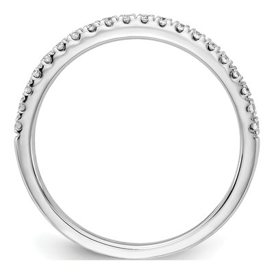 14K White Gold 1/4 ct tw Lab-Grown Diamond Wedding Band – view 3