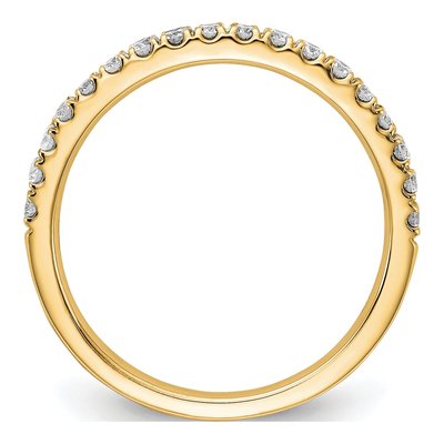 14K Yellow Gold 1/3 ct tw Lab-Grown Diamond Wedding Band – view 4