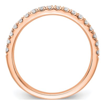 14K Rose Gold 1/3 ct tw Lab-Grown Diamond Wedding Band – view 3