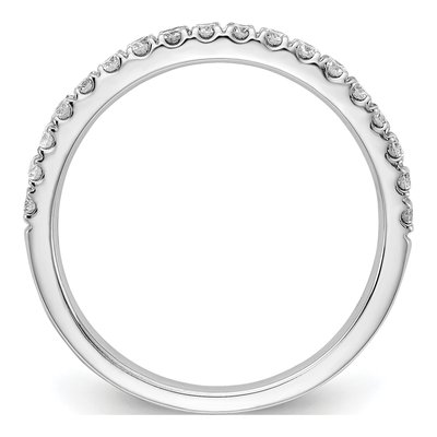 14K White Gold 1/3 ct tw Lab-Grown Diamond Wedding Band – view 3