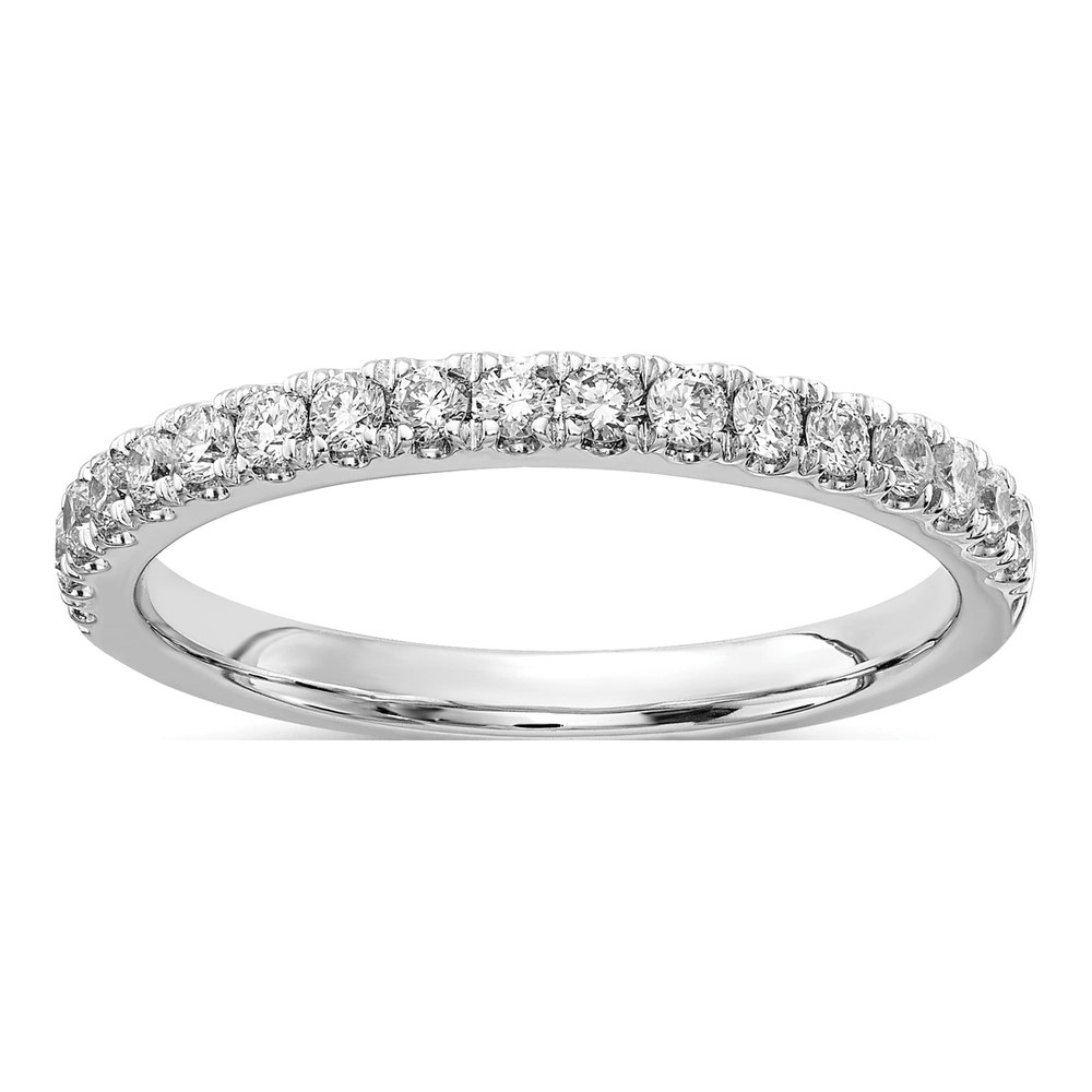 14K White Gold 1/3 ct tw Lab-Grown Diamond Wedding Band