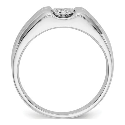 Men's 14K White Gold 1/10 ct tw Diamond Ring – view 2