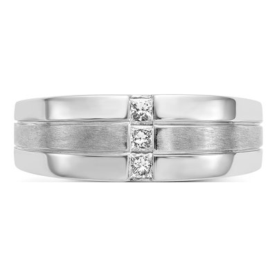Men's 14K White Gold 1/4 ct tw Diamond Ring – view 5