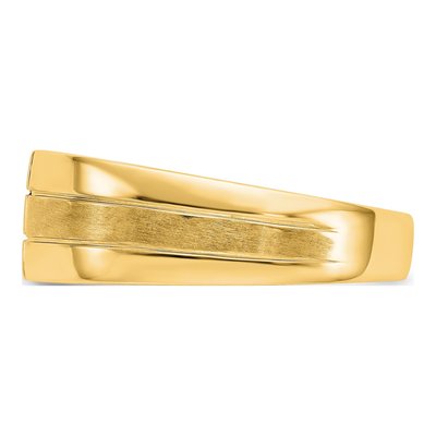 Men's 14K Yellow Gold 1/4 ct tw Diamond Ring – view 4