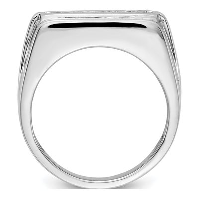Men's 14K White Gold 1/2 ct tw Diamond 5-Stone Ring – view 3