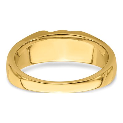 Men's 10K Yellow Gold 1/20 ct tw Diamond Ring – view 7