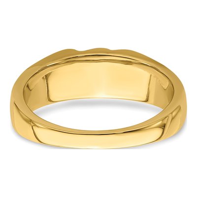 Men's 14K Yellow Gold 1/20 ct tw Diamond Ring – view 6