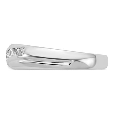 Men's 14K White Gold 1/3 ct tw Diamond 7-stone Ring – view 3