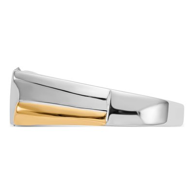 Men's 14K Two-Tone Gold 1/2 ct tw Diamond Ring – view 4