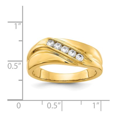 IB Goodman 14K Yellow Gold 1/3ct Diamond Men's Ring – view 6