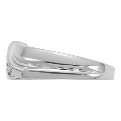 Men's 14K White Gold 1/3 ct tw Lab-Grown Diamond Five Ring – view 3