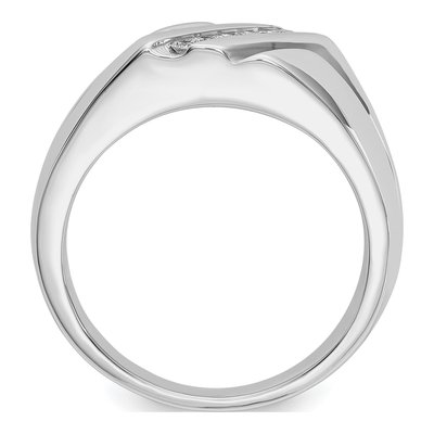 Men's 14K White Gold 1/6 ct tw Diamond Ring – view 2