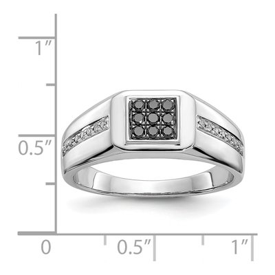 Men's 14K White Gold 1/4 ct tw Diamond Ring – view 5