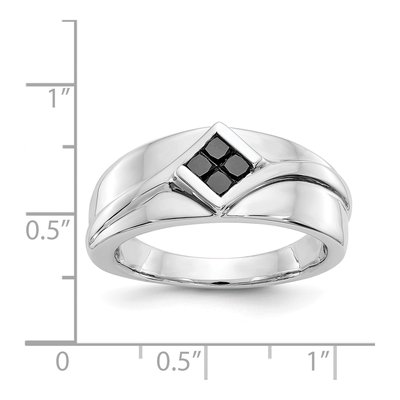 Men's 14K White Gold 3/8 ct tw Diamond Ring – view 6