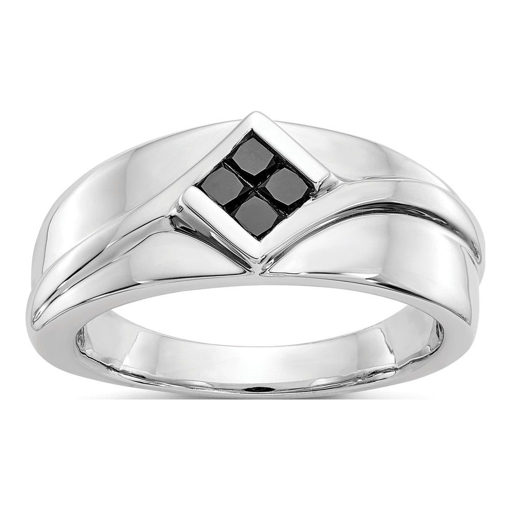 Men's 14K White Gold 3/8 ct tw Diamond Ring
