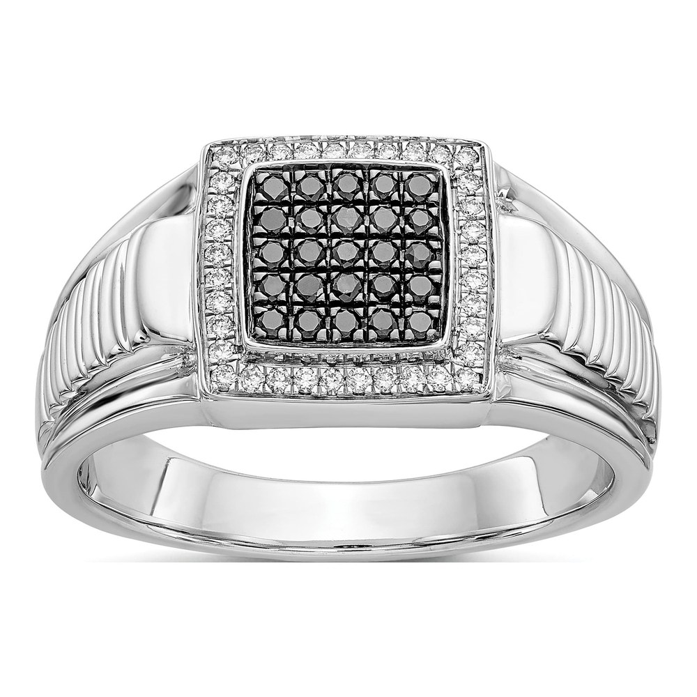 Men's 14K White Gold 1/3 ct tw Diamond Ring
