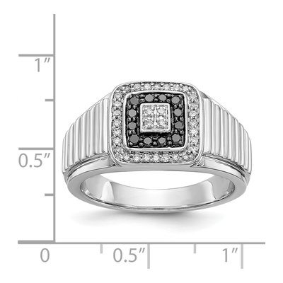 Men's 14K White Gold 1/3 ct tw Diamond Ring – view 6