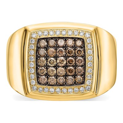 Men's 14K Yellow Gold 7/8 ct tw Diamond Ring – view 5