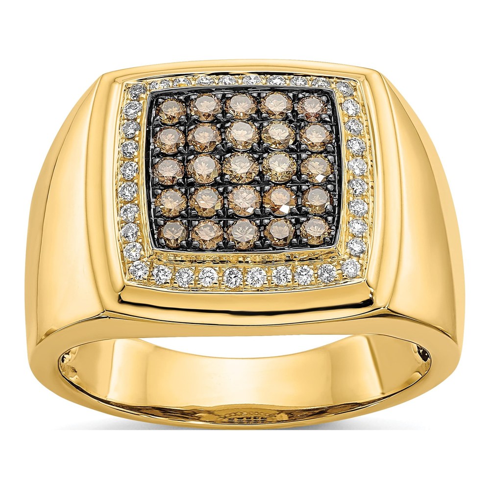 Men's 14K Yellow Gold 7/8 ct tw Diamond Ring