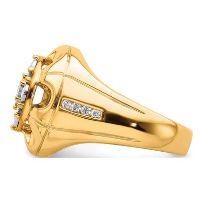 Men's 14K Yellow Gold 5/8 ct tw Lab-Grown Diamond Ring – view 3