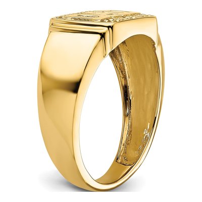Men's 14K Yellow Gold DAD Ring Mounting – view 5