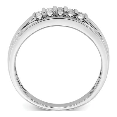 Men's 10K White Gold 1/2 ct tw Lab-Grown Diamond Ring – view 3