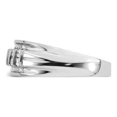 Men's 10K White Gold 1/2 ct tw Lab-Grown Diamond Ring – view 4