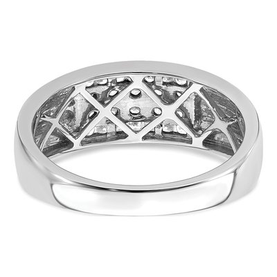 Men's 10K White Gold 1/2 ct tw Lab-Grown Diamond Ring – view 6