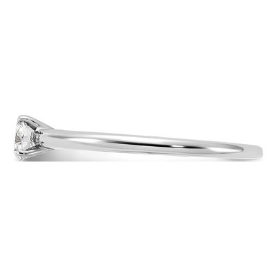 14K White Gold 1/3 ct tw Lab-Grown Diamond Solitaire Engagement Ring – view 4