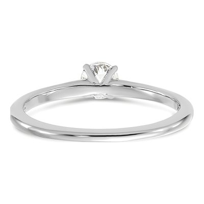 14K White Gold 1/3 ct tw Lab-Grown Diamond Solitaire Engagement Ring – view 6