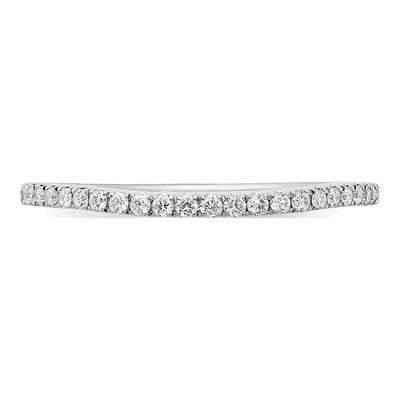 14K White Gold 1/6 ct tw Lab-Grown Diamond Wedding Band – view 5