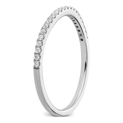14K White Gold 1/6 ct tw Lab-Grown Diamond Wedding Band – view 7