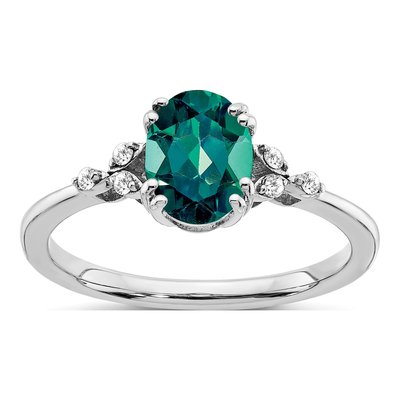 Sterling Silver 1/20 ct tw Diamond Ring