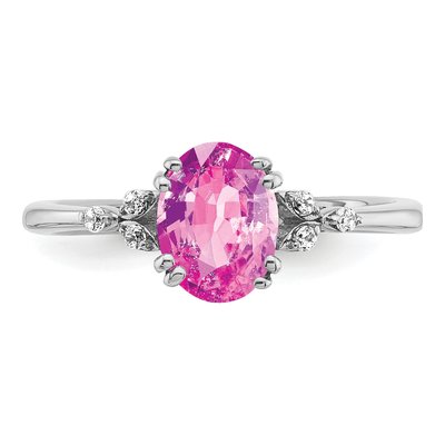 Sterling Silver 1/20 ct tw Diamond Ring – view 6