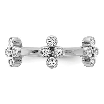 14K White Gold 1/5 ct tw Lab-Grown Diamond Bloom Ring – view 5